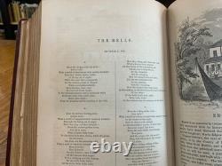1849 Edgar Allan Poe 1ère édition de Bells Union Magazine (Sartain) Volumes 4 et 5