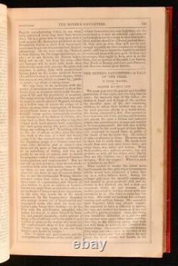 1850-1859 19Vol Household Words Charles Dickens Magazine First Edition 
  <br/>
1850-1859 19Vol Maison Mots Charles Dickens Magazine Première Édition