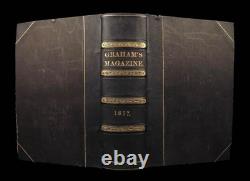 1857 Magazine Illustré de Graham 1ère Édition Tennyson, Planches de Mode