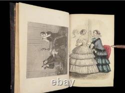 1857 Magazine Illustré de Graham 1ère Édition Tennyson, Planches de Mode