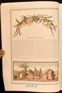 1882 Le Jour de Repos une Magazine Illuminé de Noël Première Édition Très Sca