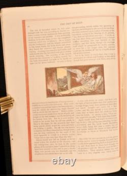 1882 Le Jour de Repos une Magazine Illuminé de Noël Première Édition Très Sca