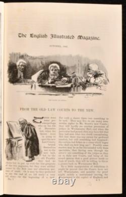 1884-1892 Le Magazine Illustré Anglais Première Édition Illustrée