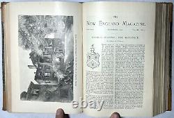 1890 1891 Nouveau Magazine de la Nouvelle-Angleterre Sept-fév Gymnastique à Minneapolis Pawtucket Brail