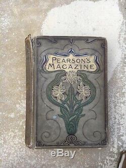1896 Magazine Pearson Vol. 1 Vol. 2 Vol. 4 Hg Wells, Rudyard Kipling, Etc.