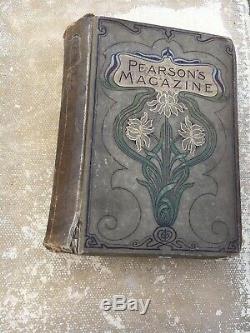 1896 Magazine Pearson Vol. 1 Vol. 2 Vol. 4 Hg Wells, Rudyard Kipling, Etc.