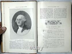 1899 Nouveau Magazine de la Nouvelle-Angleterre Mars-août Illustré Walt Whitman Stonington Ct Rare