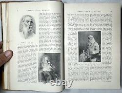 1899 Nouveau Magazine de la Nouvelle-Angleterre Mars-août Illustré Walt Whitman Stonington Ct Rare