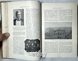 1899 Nouveau Magazine de la Nouvelle-Angleterre Mars-août Illustré Walt Whitman Stonington Ct Rare