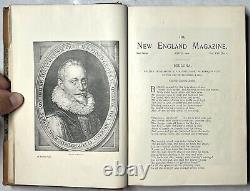 1900 Nouvelle-Angleterre Magazine Vol 22 Mars-août Amistad Île Thompson Provincetown