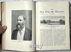 1900 Nouvelle-Angleterre Magazine Vol 22 Mars-août Amistad Île Thompson Provincetown