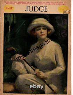 1922 Juge 15 avril Golf féminin Tessa Kosta Kathlene Martyn Art Déco à l'intérieur