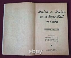 1947-48 Orig Cubain SOUVENIR MAG QUI EST QUI DANS LE BASEBALL CUBAIN Première Édition DIHIGO