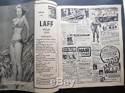 1950 Laff Magazine Un Bandante Marilyn Monroe Cover! Rare Haut De Gamme