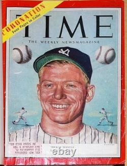 1953 - MICKEY MANTLE / FERNAND LÉGER / EINSTEIN / OPPENHEIMER - TIME Bound Magazine Book