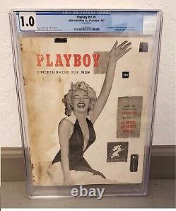 1953 Playboy V1 #1 Hmh Cgc Graded 1.0 Marilyn Monroe
