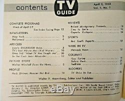 1953 Premier Numéro Du Magazine Tv Guide I Love Lucy Philadelphie Edition Qualité Salut
