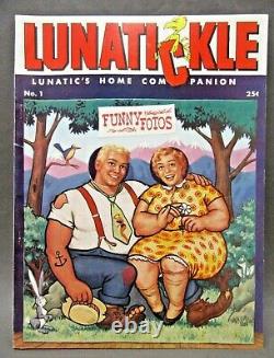 1956 Premier Numéro Lunasickle Magazine V1 #1 Lunatic's Home Companion High Grade