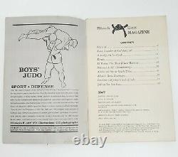 1961 Black Belt Magazine Vol. 1 Numéro 1 Numéro Spécial Judo Aau Finals Autodéfense