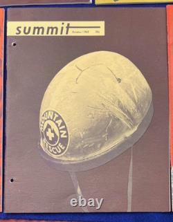 1963 Magazine Summit année complète lot de 10 numéros alpinisme escalade