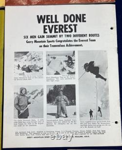 1963 Magazine Summit année complète lot de 10 numéros alpinisme escalade