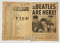 1964 1ère édition premier magazine de fans des Beatles de 16 pages en très bon état! RARE