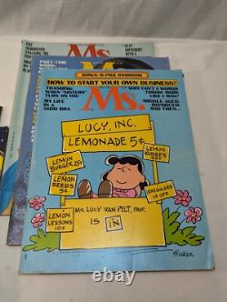 1972-1977 Ms. Magazine 66 numéros lot Première 6 années, presque collection complète, avec aperçu