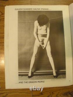 1980 N° 4 Vacation Magazine Technical Review Punk Fanzine Claudia Summers Adn