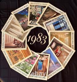 1983 ? Architectural Digest Année Complète État COMME NEUF
