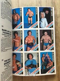 1985 Rare Lutte All Stars Trading Cards Magazine # 1 Complet 54 Cartes Uncut