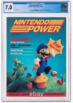 1988 Nintendo Power #1 CGC 7.0 Complet
