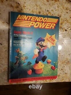1988 Nintendo Power Magazine Juillet Août Numéro #1 Avec Poster Super Mario 2 Zelda