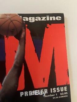 1994 Magazine Slam Premier Edition Larry Johnson Front Cover