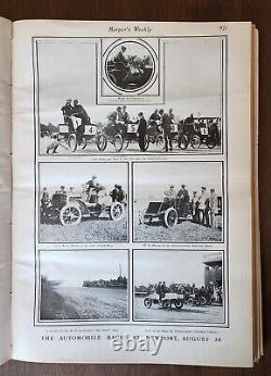 2 Liés 1901 Harpers Hebdomadaire + Mail & Express Magazine illustré du samedi