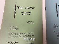 2 The Gypsy All Poetry Magazines Clare Harner Immortalité Déc 1934 1ère Édition
