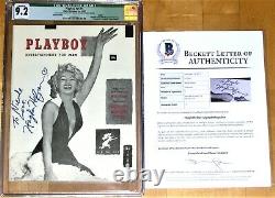 20 Cgc Playboysbegins Avec Cgc 9.0 Hefner Signé Original #1 Playboyjsa Loa