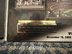 2000 Déc. NFL Insider Magazine, Steelers Edition, Dernier Jeu 3 Rivers Stadium B58