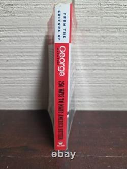 250 façons d’améliorer l’Amérique par George Magazine JFK Jr RARE FIRST ED 1999
