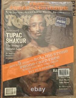 2Pac Rolling Stone n° 746 du 31 octobre 1996, sous blister d’origine, extrêmement rare