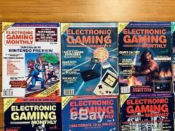 45 Jeux Électroniques Magazines Mensuels Egm Lot No 1-6, 8-28, 30-38, 42-50 Extras