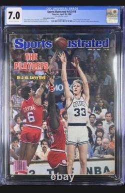 5 X 1980 28 avril Sports Illustrated Larry Bird 1ère couverture Celtics CGC Lot