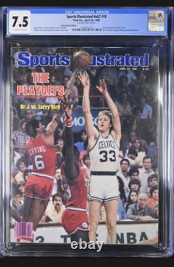 5 X 1980 28 avril Sports Illustrated Larry Bird 1ère couverture Celtics CGC Lot