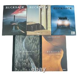 5 livres et magazines RUCKSACK lot Voyage Photographie Aventure Premium UK