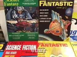 60s Lot De 100 Fantastic Stories Imagination Sci-fi Magazines Pulpe Nm Lot De Revendeur