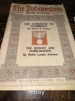 62 Antiquités 1915 -1916 LE MAGAZINE INDÉPENDANT - Livres de poche anciens
