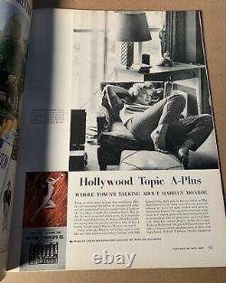 7 Avril 1952 Magazine Vie Marilyn Monroe Histoire De Couverture Ufo Haut De Gamme