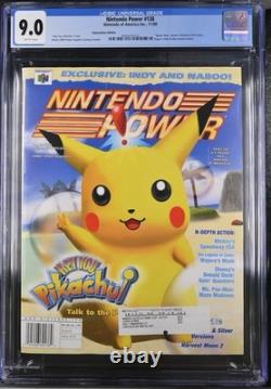 9.0 TOP POP Magazine Nintendo Power #138 CGG Le Plus Élevé dans le Recensement POKEMON Pikachu 2