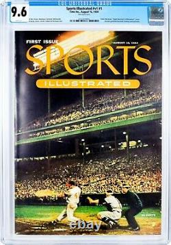 9.6 Cgc 1954 Sports Illustrated First Edition With Cards, Cover & Coa