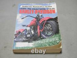 94 Première Édition Comment Restaurer Votre Harley Davidson Bruce Palmer Maintenance