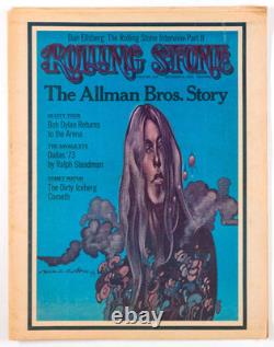 ALLMAN BROTHERS Bowie RALPH STEADMAN Sabbath ROLLING STONE 6 décembre 1973 149